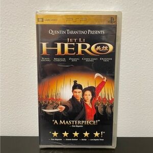 Jet Li Hero Sony PSP UMD Video NEW SEALED PlayStation Portable Movie
